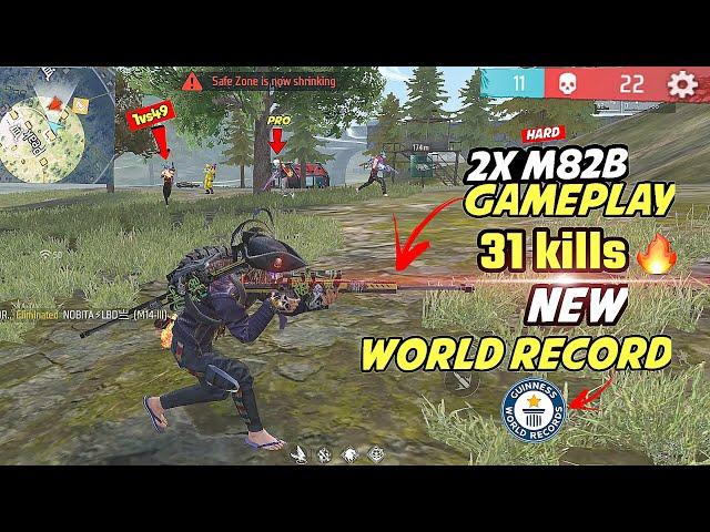 Solo Vs Squad 31 Kills 2x M82b Challenge Gameplay Garena Free Fire- UCH Gaming