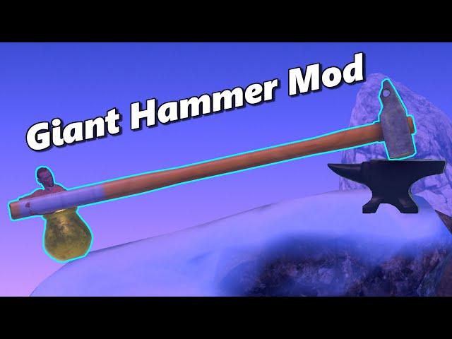 Giant Hammer - MODDED Getting Over It With Bennett Foddy