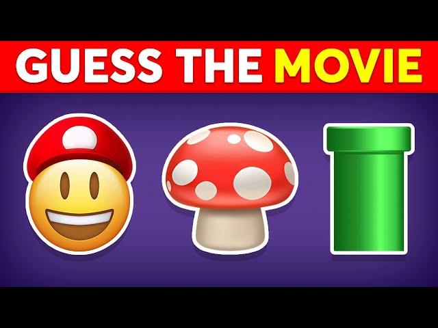 Guess the MOVIE by Emoji Quiz  100 Movies Emoji Puzzles | Monkey Quiz