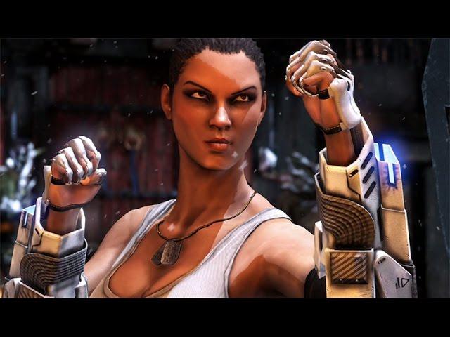 Mortal Kombat X - Jacqui Briggs All Interaction Dialogues