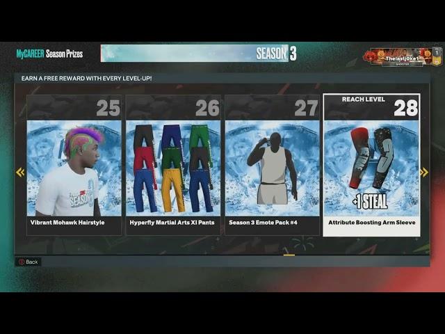 NBA 2K23 SEASON 3 REWARDS !