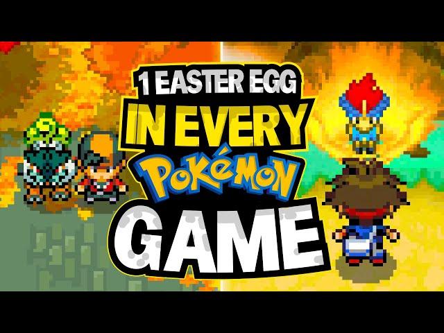 One Secret & Easter Egg in Every Pokemon Game