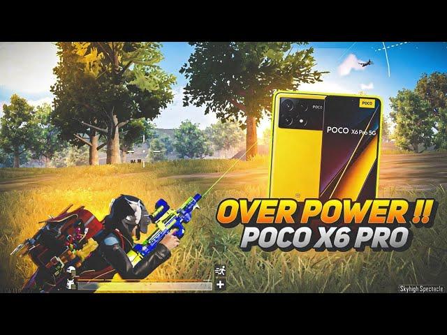 OVER POWER - POCO X6 PRO(SMOOTH + 90 FPS ) |3 FINGER BGMI GAMEPLAY - BGMI /  PUBGMOBILE