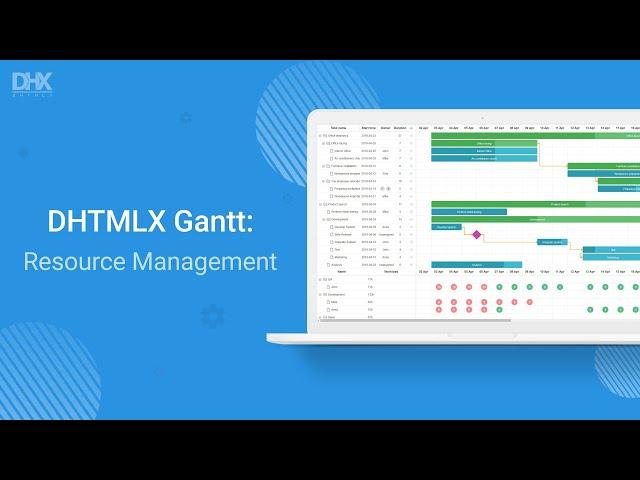 Resource Management in JavaScript Gantt Chart - DHTMLX Gantt