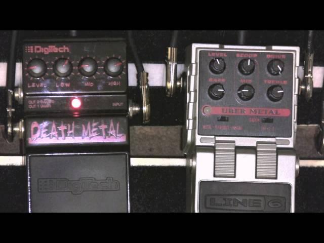 Line 6 Uber Metal Vs Digitech Death Metal Distortion Pedal Shootout