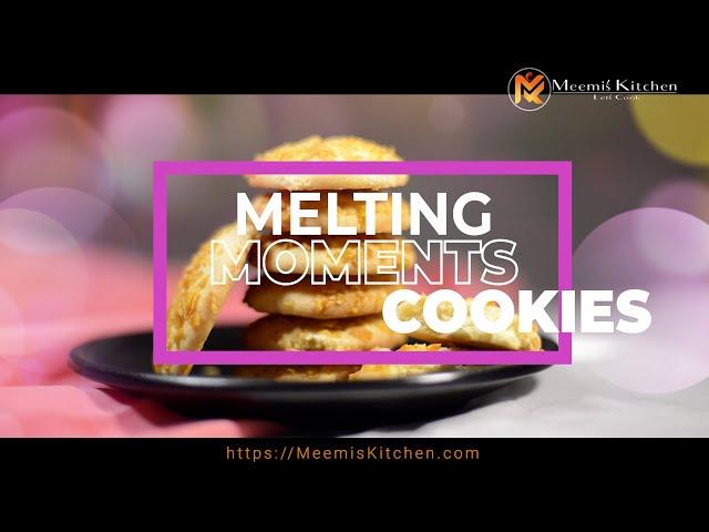 Melting Moments Cookies  Recipe | How to make Melting Moment Cookies / Cornflakes cookies