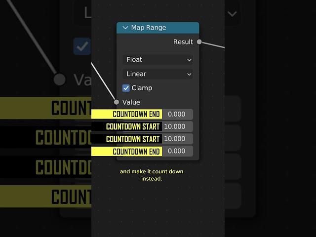 3D Countdown Timer with Geometry Nodes! (Blender Tutorial)