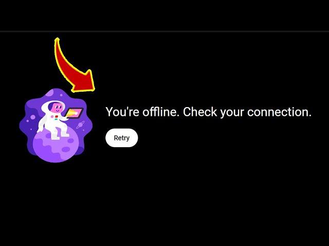 You're Offline. Check Your Connection - Chrome - Fix - YouTube (Solved)