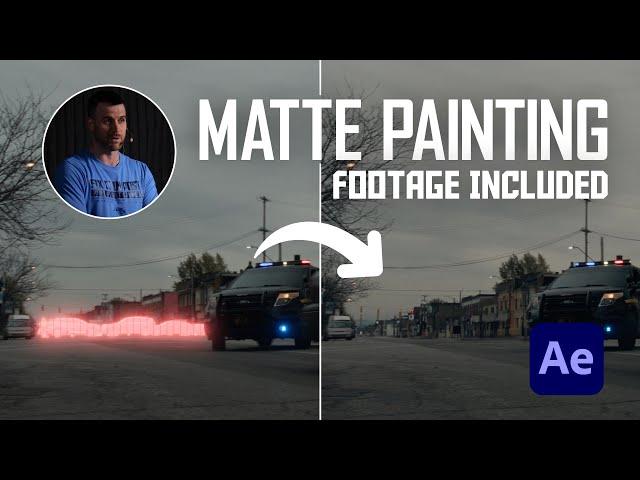 Create Easy Matte Paintings in After Effects | Live VFX Presentation