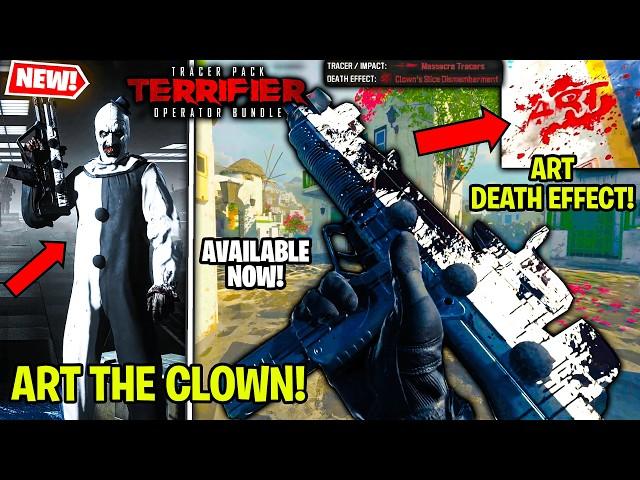 *NEW* Tracer Pack TERRIFIER OPERATOR BUNDLE is CRAZY in MW3 WARZONE  (Art The Clown x CoD)