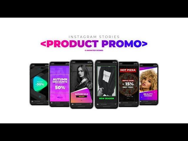 Stories: Product Promo Premiere Pro Templates