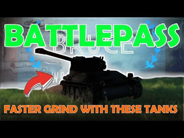 Best 3 tanks for BATTLEPASS | World of Tanks with BRUCE