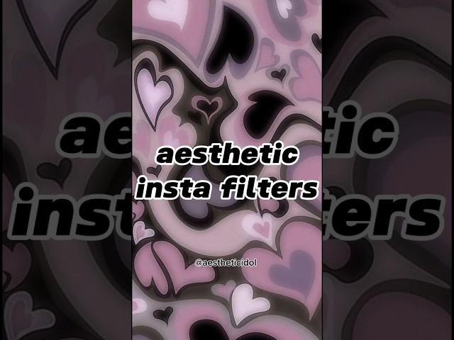 Aesthetic instagram filters |  #short #shorts