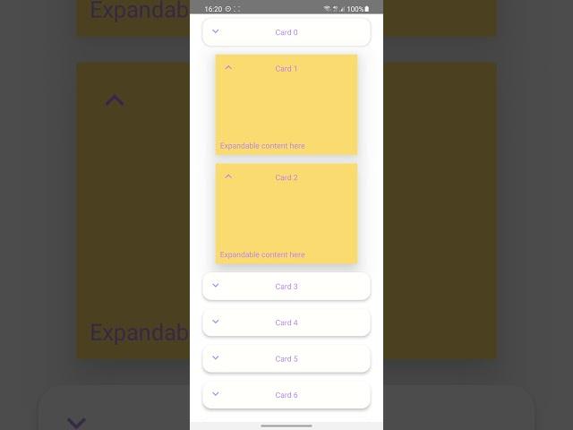 Expandable views in Jetpack Compose