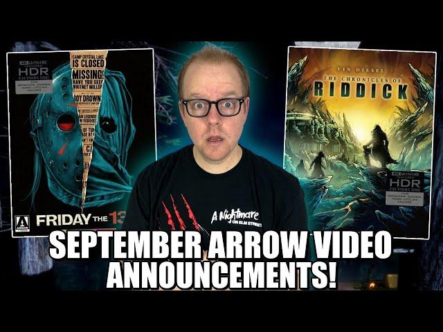 The FRIDAY the 13th REMAKE On 4K! | Arrow Video SEPTEMBER Announcements!