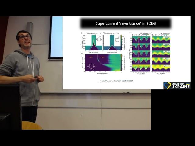 Sergey Frolov. Unconventional Josephson Effects in Conventional Nanostructures. Lecture 3.