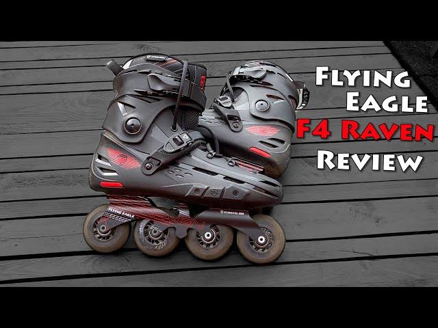 Flying Eagle F4 Raven detailed Review.  Inline skating, rollerblading