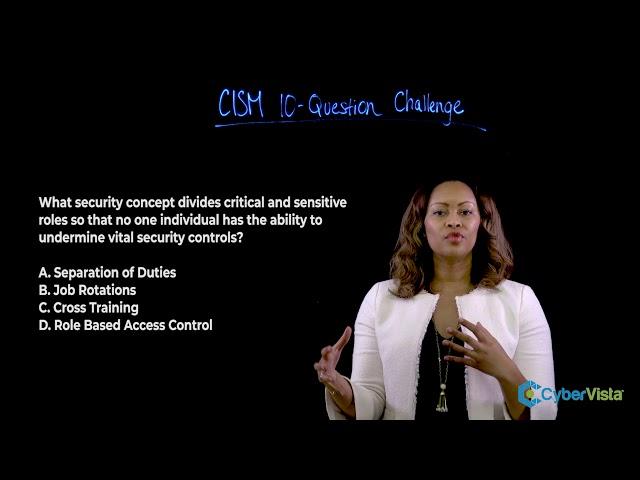 CISM Question Breakdown