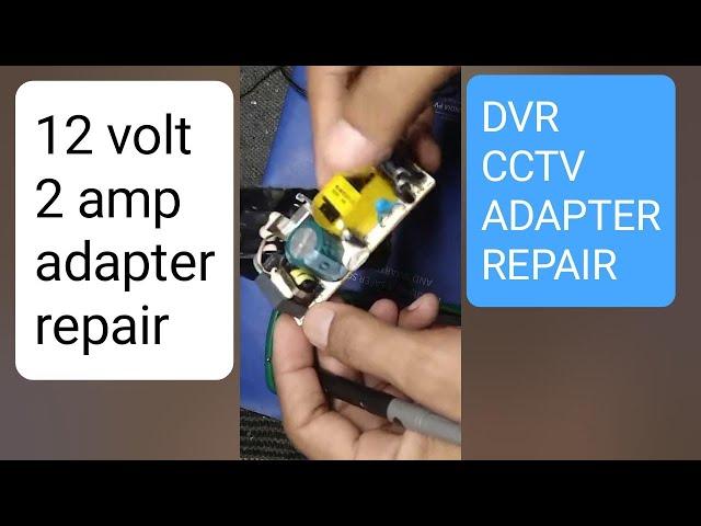 12 volt 2 amp adapter repair  ! 12 volt 2 amp power supply repair