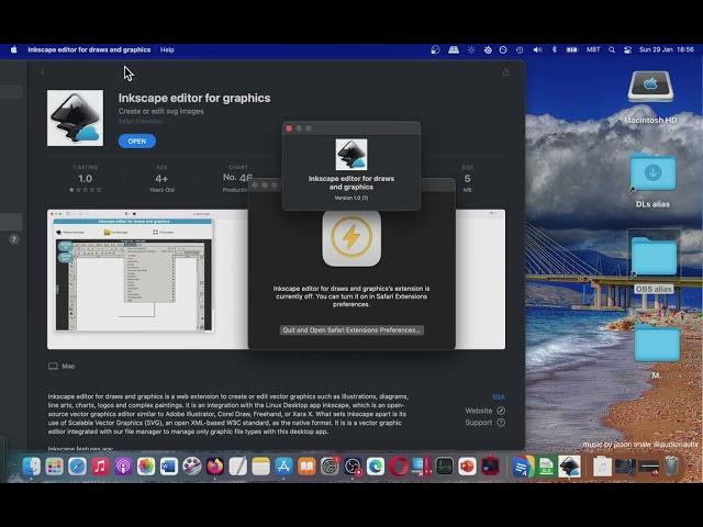 [MAC OS] Inkscape editor for graphics : Basic Overview (Mac App Store)