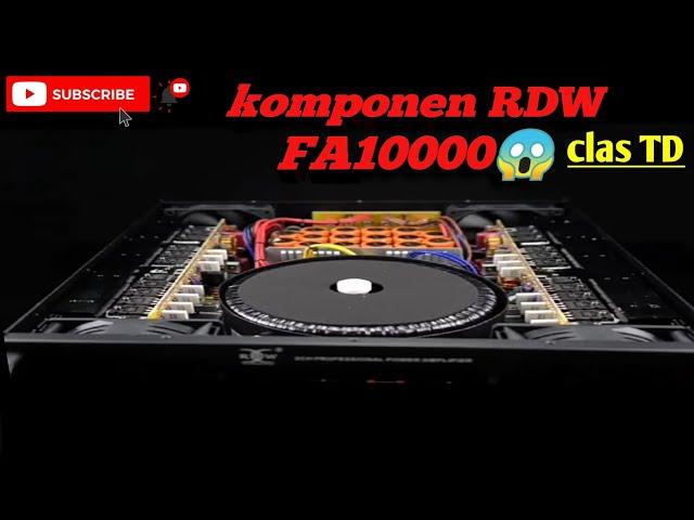 power sultan dengan komponen istimewa RDW FA 10000 class TD