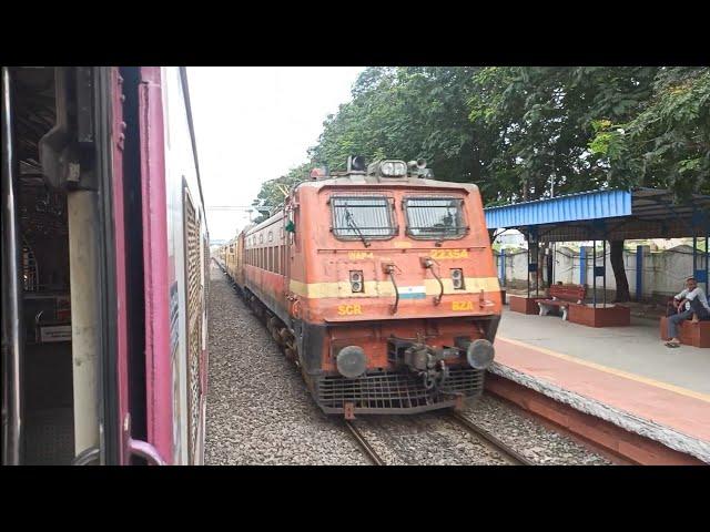 22718 Secunderabad Rajkot Express skips borabanda  | INDIAN RAILWAYS | BZA WAP4