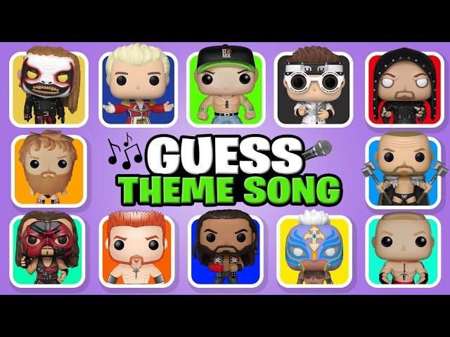 Guess the WWE Superstars by Their Funko Pop & Theme Songs 