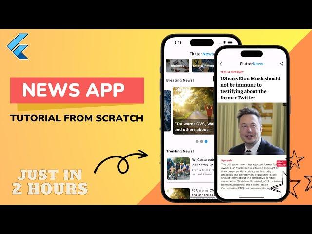 2-Hour Challenge: Create a Flutter News App with NewsApi Org | Full Tutorials from Scratch