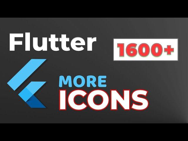 Font Awesome Package - Access more Icons in Flutter - The Easy Way 2022