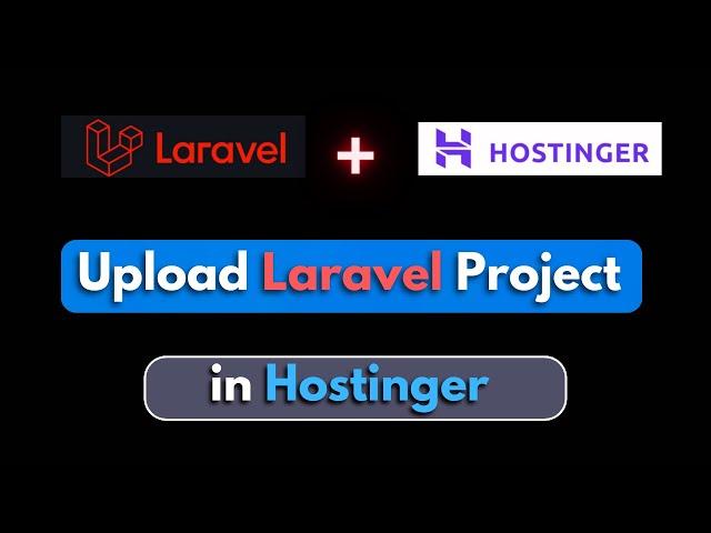 How to Upload Laravel Project on Hostinger Hpanel Step by Step Tutorial