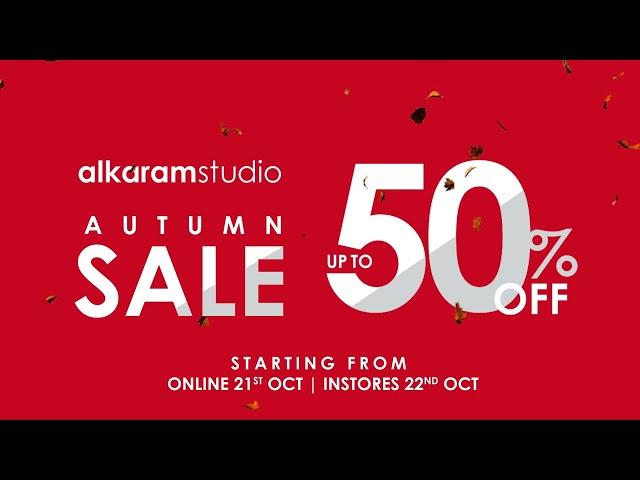 Alkaram Studio | Autumn Sale | Up to 50% OFF | Better Discounts!!