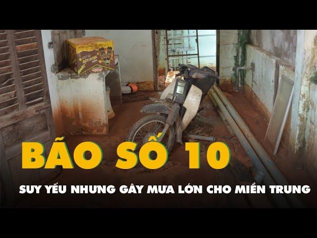 Thời tiết hôm nay 25-12: Bão số 10 suy yếu nhưng gây mưa lớn cho miền Trung