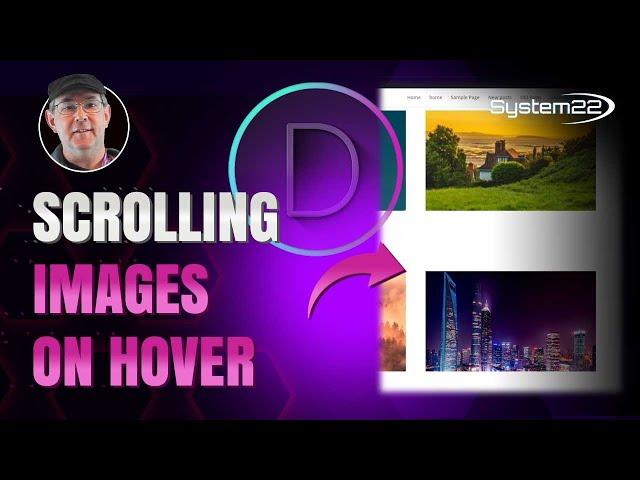 Divi Theme Animated Scrolling Image On Hover 