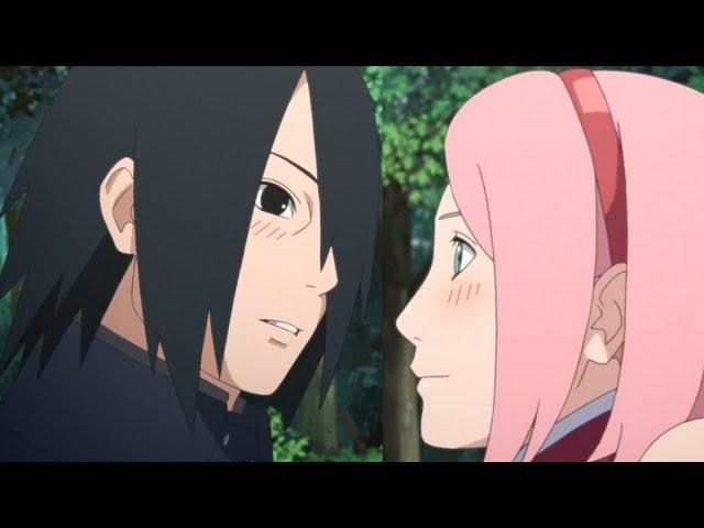 Sakura Wants to Kiss Sasuke in Front Of Sarada 