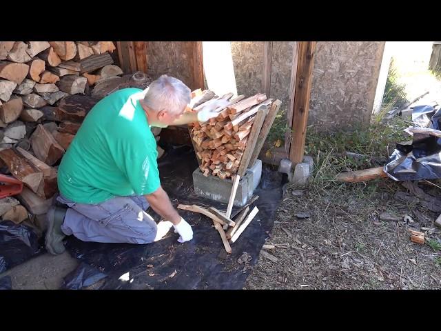 How To Stack and Store Kindling For Your Wood Stove