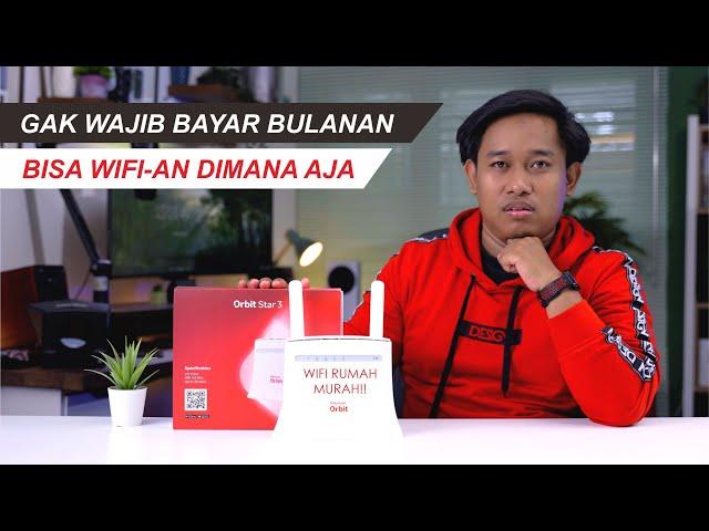 Internet WiFi Murah Terbaru 2024 BISA Dimana AJA!!! Orbit Star 3 Internet Rumah