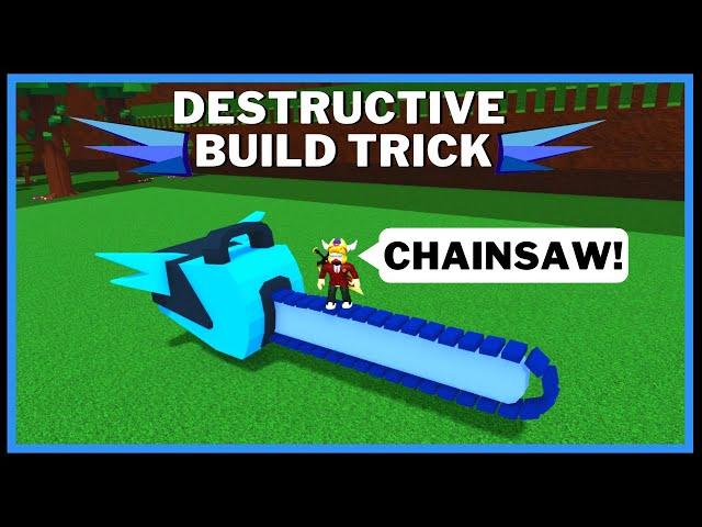 DESTRUCTIVE Build Trick!! In Build A Boat For Treasure ROBLOX