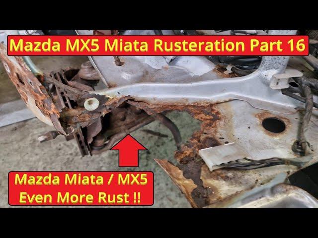 Mazda MX5 / Miata Rust Repairs : Lots of Rust