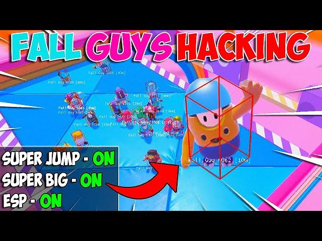 TROLLING WHILE HACKING FALL GUYS!!!(FUNNY REACTIONS)