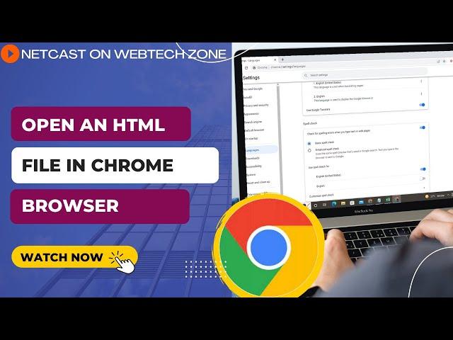 How to Open an HTML File in Chrome Browser