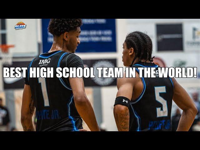 #1 Ranked IMG Academy is UNSTOPPABLE! Darius Acuff & Sadiq White Combined For 40!