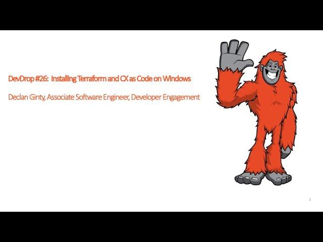 Devdrop 26: Installing Terraform and CX as Code on Windows