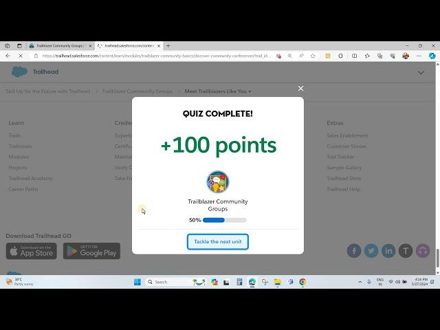 Trailblazer Community Groups || Trailhead quiz answer