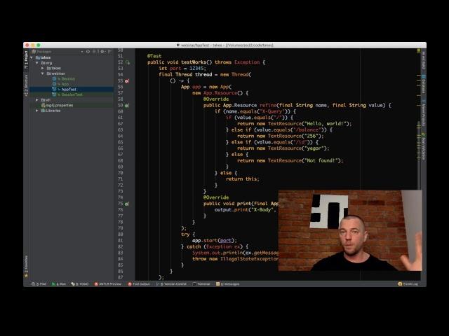 A practical example of making an object-oriented HTTP server in Java (webinar #42)