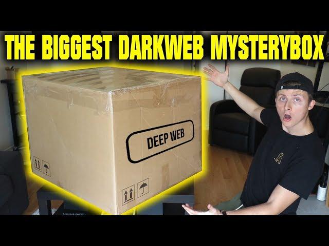 THE WORLDS BIGGEST DARK WEB MYSTERY BOX OPENING (WE FIND SOME SCARY STUFF)