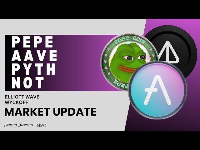 Crypto Deep Dive: AAVE, NOT, PEPE | #Wyckoff#elliottwave , Method & SnR Analysis