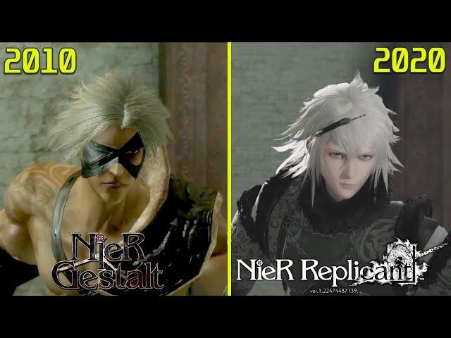 Nier Replicant  / Gestalt - Original PS3 vs PS4 Remake Early Graphics Comparison