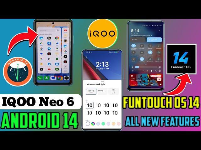 iqoo neo 6 android 14 all new features || iqoo neo 6 android 14 features review