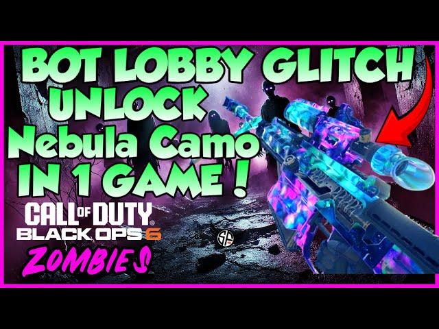 *NEW* BROKEN BOT LOBBY GLITCH! EASY Nebula Camo & INFINITE XP (BO6 Zombies)