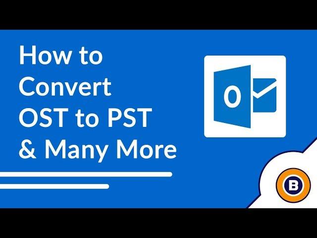 Convert OST to PST, MBOX, PDF, NSF, TGZ, EMLX, MSG, HTML & Import OST to Office 365, Thunderbird